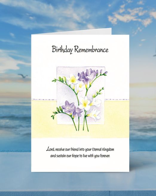 BIRTHDAY REMEMBRANCE MASS CARD M-BR-1061