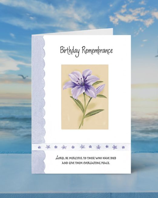 BIRTHDAY REMEMBRANCE MASS CARD M-BR-1062