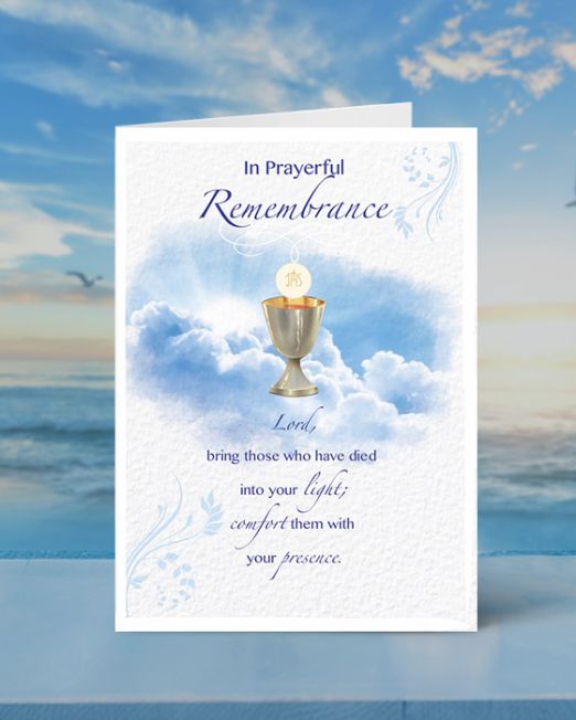IN PRAYERFUL REMEMBRANCE MASS CARD M-IR-1803