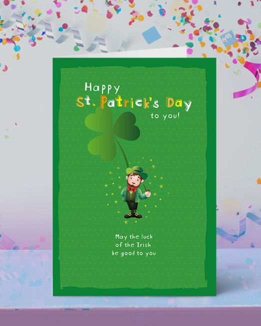 ST. PATRICK’S DAY CARD O-SP-2207
