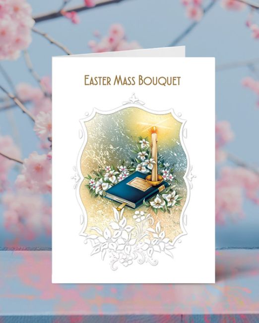 EASTER MASS BOUQUET SIGNED B-E-1121-S