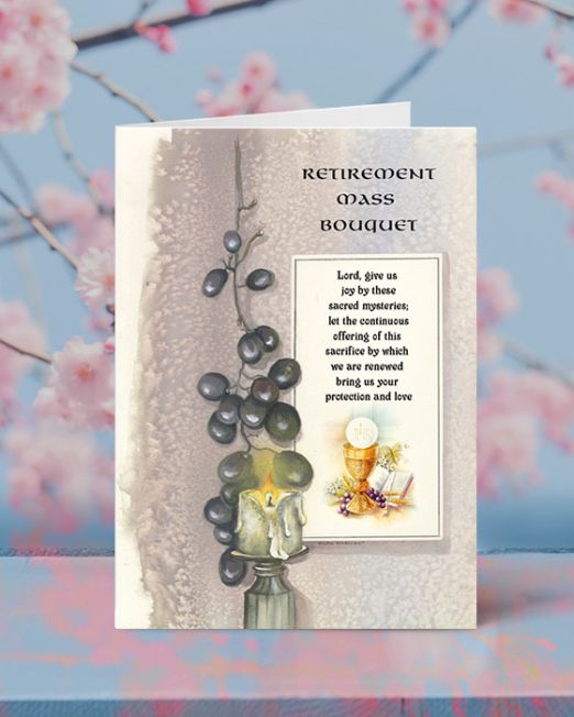 MASS BOUQUET ON YOUR RETIREMENT B-R-1513