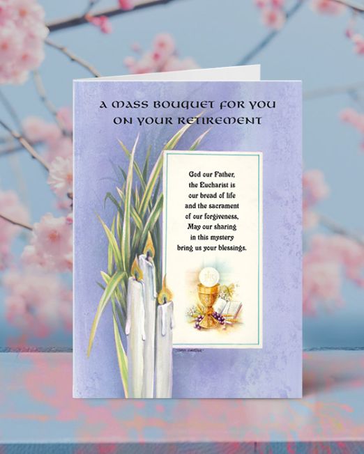 MASS BOUQUET ON YOUR RETIREMENT B-R-1514