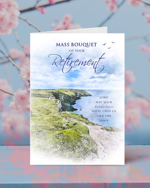MASS BOUQUET ON YOUR RETIREMENT B-R-2101