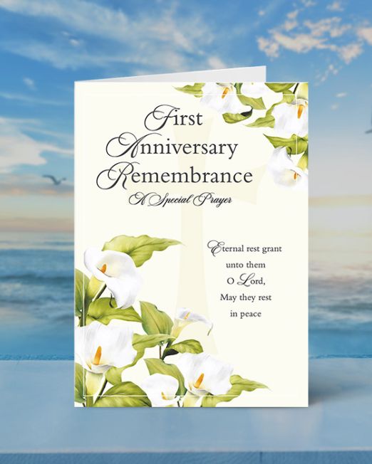 FIRST ANNIVERSARY MASS CARD M-FA-2302