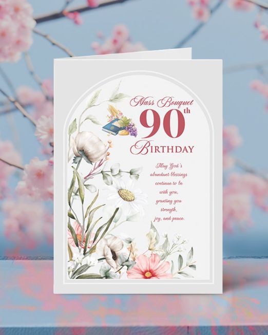 90th BIRTHDAY MASS BOUQUET B-BD-2303