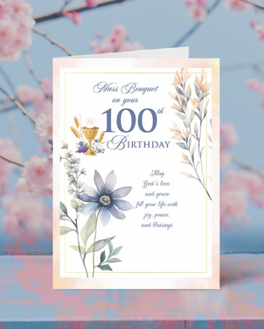 100th BIRTHDAY MASS BOUQUET B-BD-2304