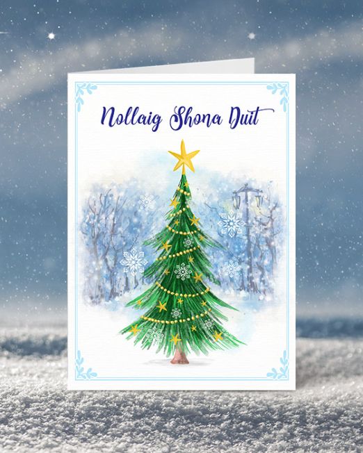 CHRISTMAS CARD C-2437-40