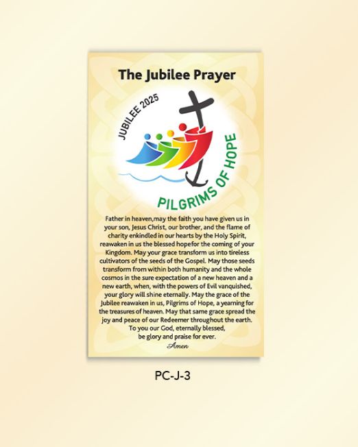 Jubilee Year of Hope 2025 Prayer Card: PC-J-3