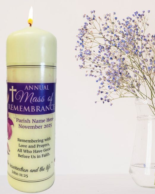 Personalised November Memorial Candle: CA-N2