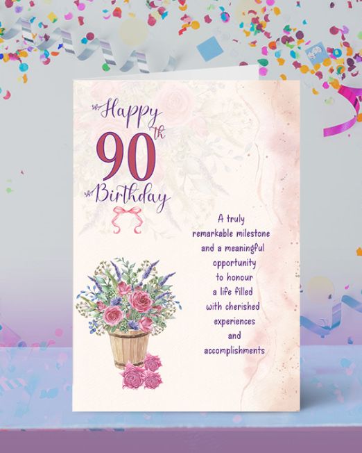 HAPPY 90th BIRTHDAY: O-BD-2612-P6