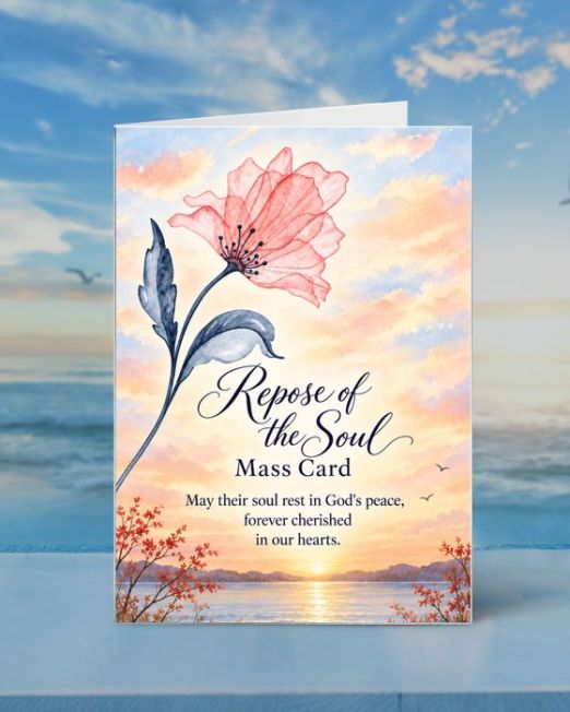 Repose of the Soul MASS CARD M-RS-2601-04-P12
